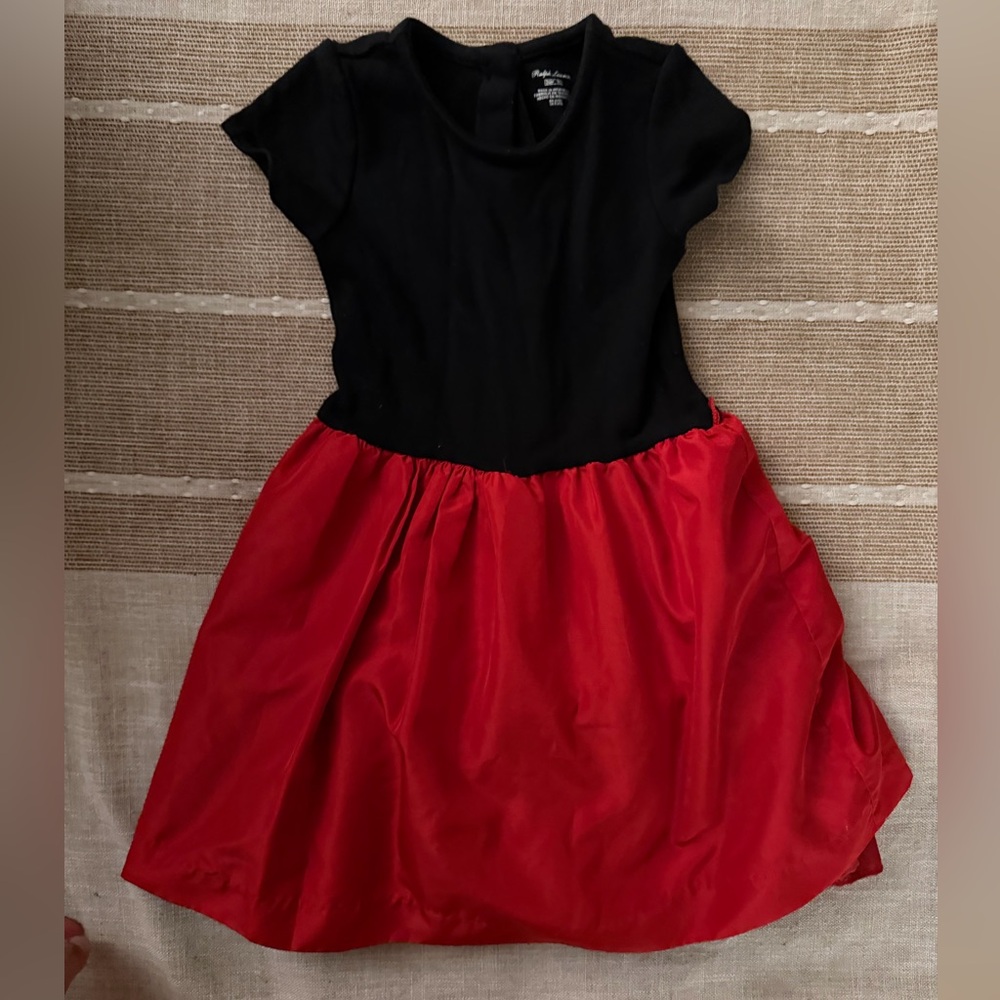 Ralph Lauren Black and Red Kids Dress